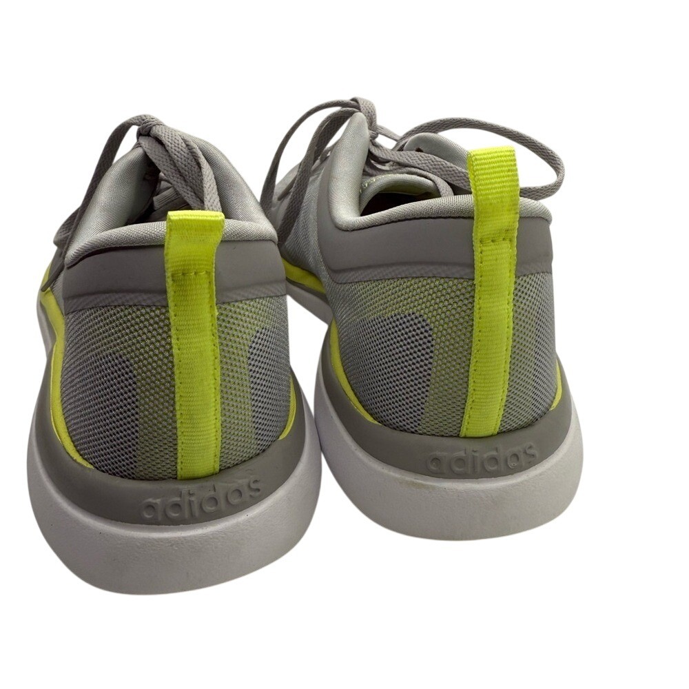 Adidas NEO Label Grey Yellow Mesh Athletic Sneakers Womens 9.5 F98826 - Picture 4 of 6